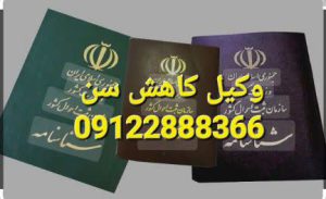 بهترین وکیل کاهش سن شناسنامه در تهران می تواند سن شما را کم کند