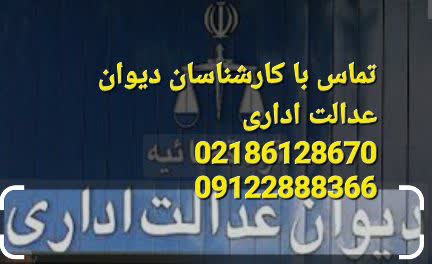 تماس با کارشناسان دیوان عدالت اداری تخصصی است