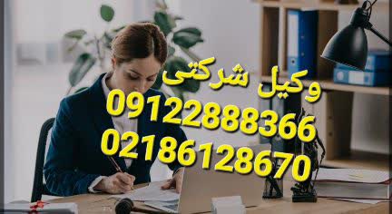وکیل شرکت تخصصی کار می کند